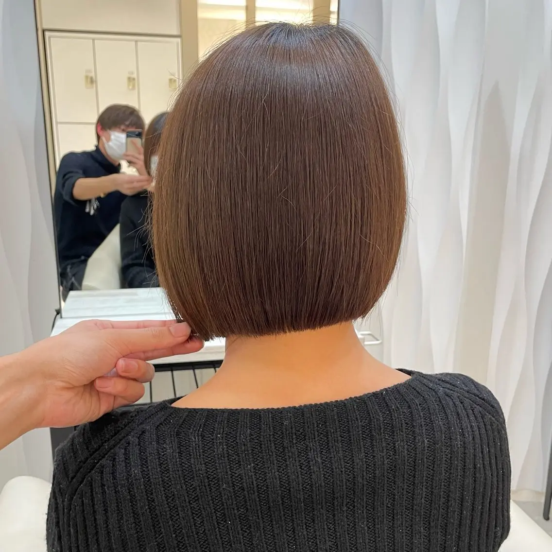 【一日2人限定✨】リタッチシングルカラー&カット🫧の写真