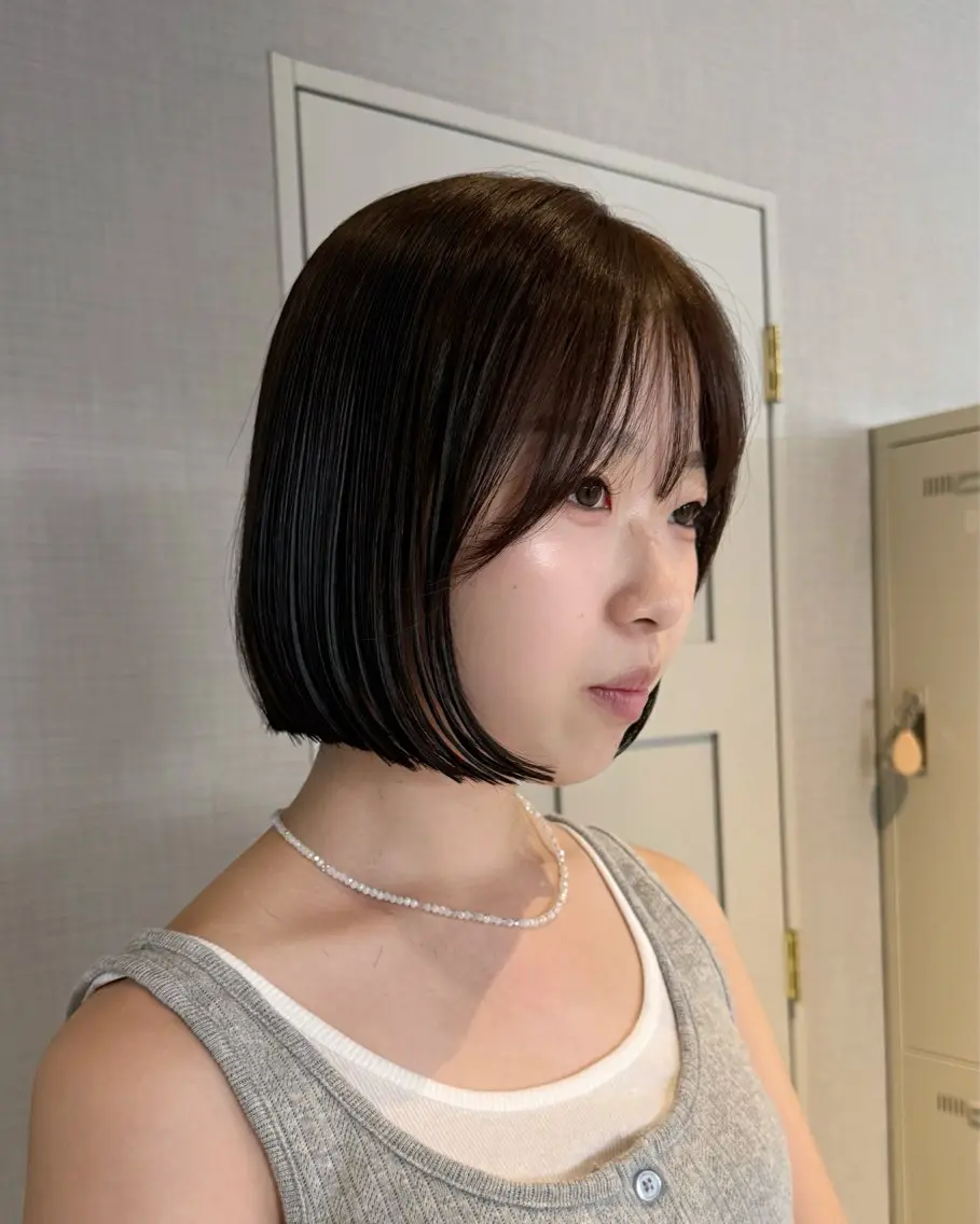 ショート ボブ カット ヘアカラー トリートメント コバヤシ マヒロ🎀のヘアスタイル