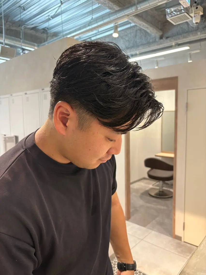 ショート カット パーマ 【メンズ特化】 神谷洸季のヘアスタイル
