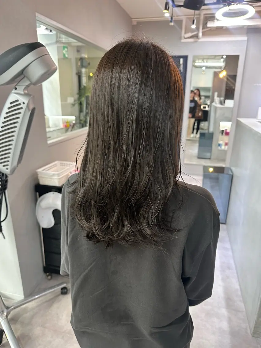 セミロング 似合わせcut/艶 color🫧ひかりのヘアスタイル