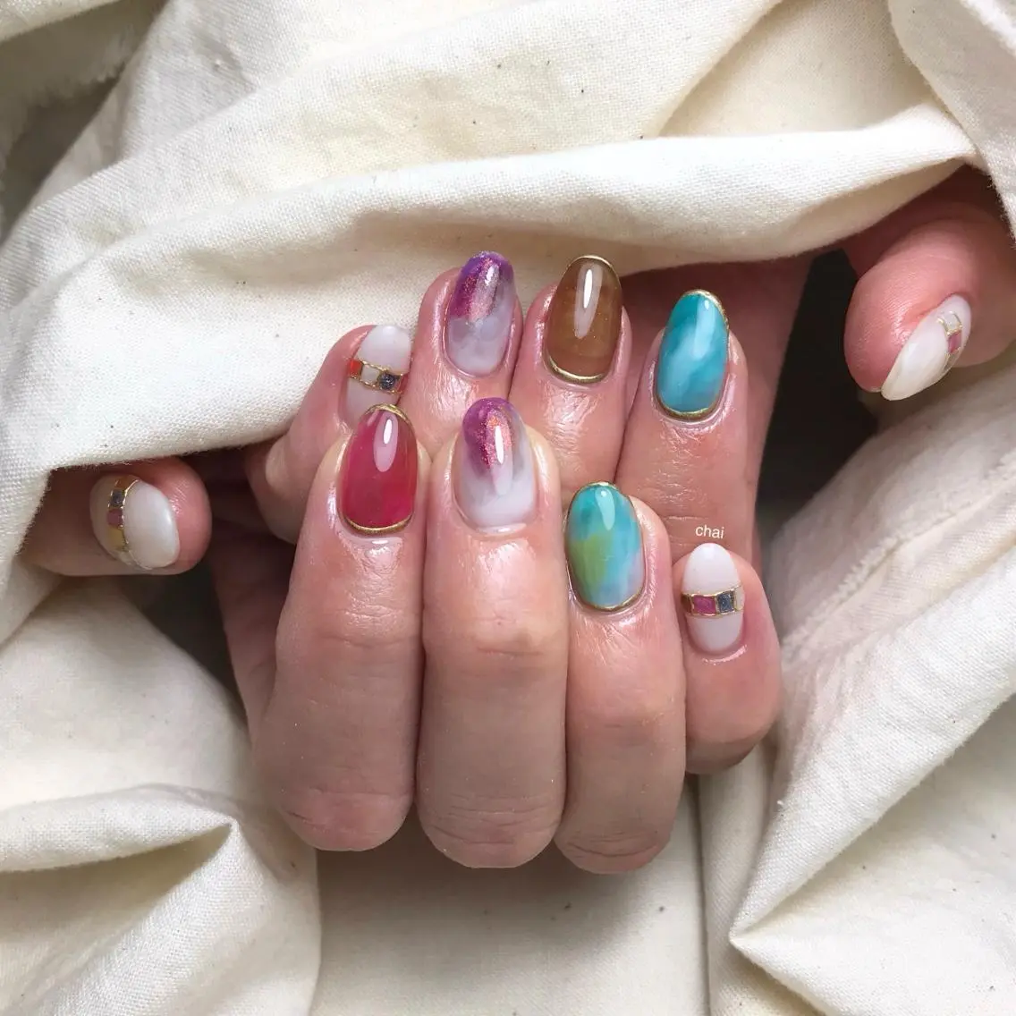 ネイル ハンドネイル chai nail _ai📍鶴橋/桃谷のネイルデザイン