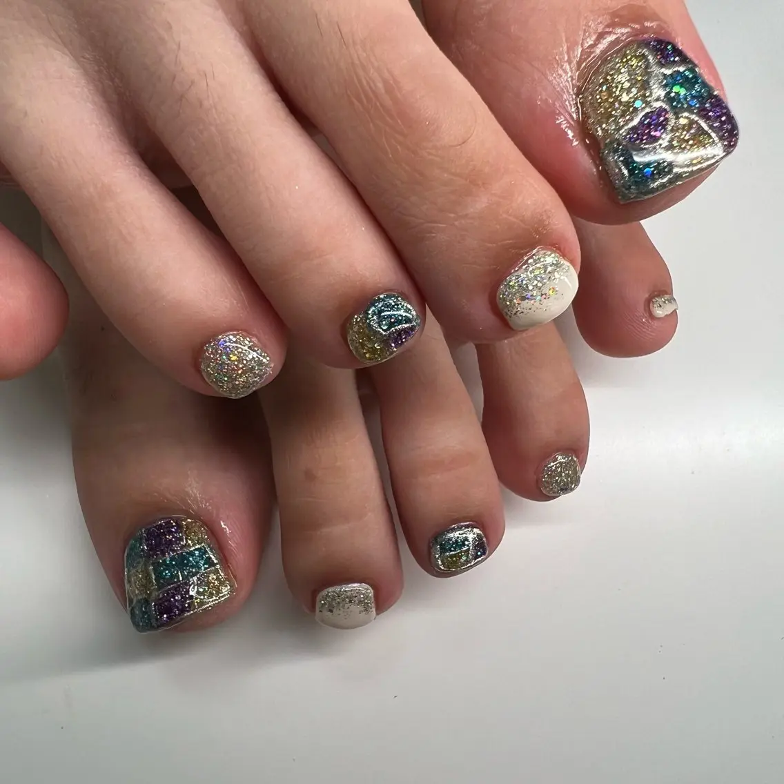 ネイル フットネイル キラキラネイル PARU nailのその他イメージ