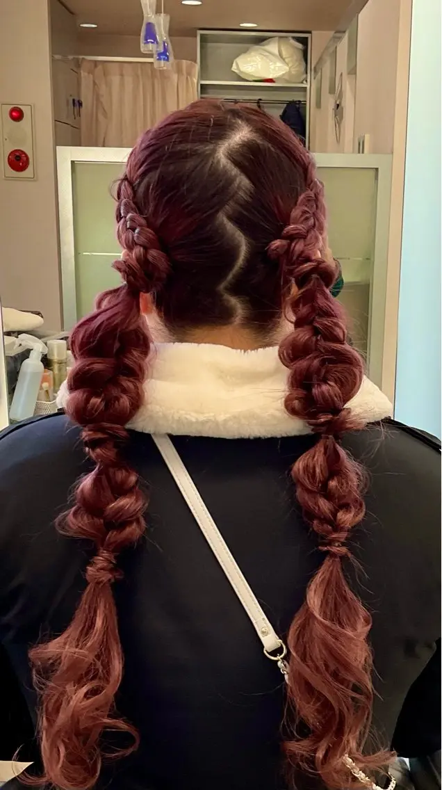 ロング ヘアアレンジ ツインテール au美容室 栄矢場町のヘアスタイル