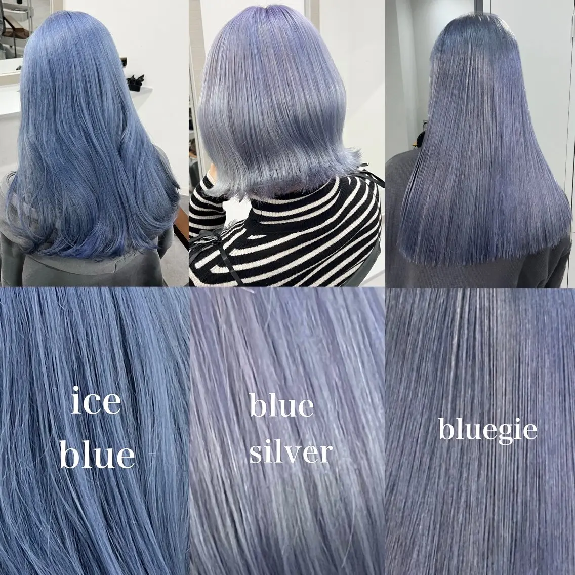 [高発色💎💎]寒色系にしたいならこれ💙💙ケアブリーチ＋アディクシーカラー＋2stepトリートメント🛁🛁の写真