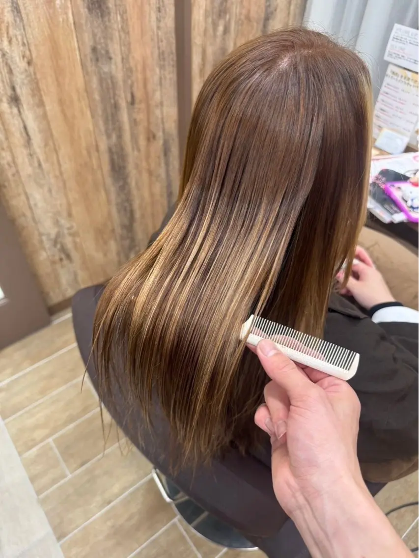 ロング 似合わせカット✨/ EARTH森町長尾のヘアスタイル