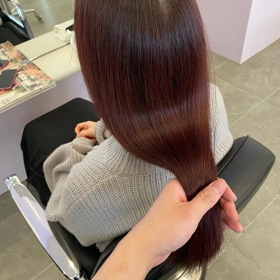 ロング カラー ヘアカラー ParveMix ♡白神みやびのヘアスタイル