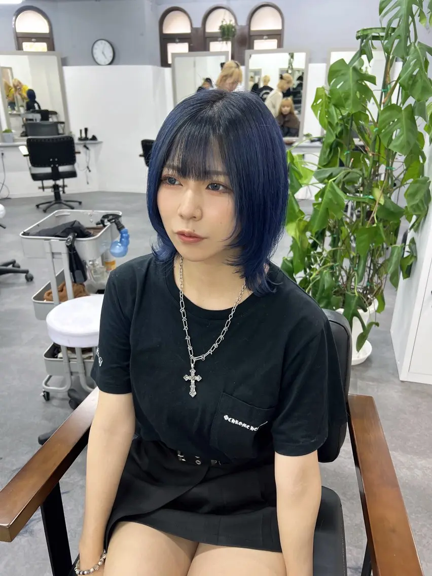 ミディアム 艶髪✖️ハイトーン 🫧YURIA🫧のヘアスタイル