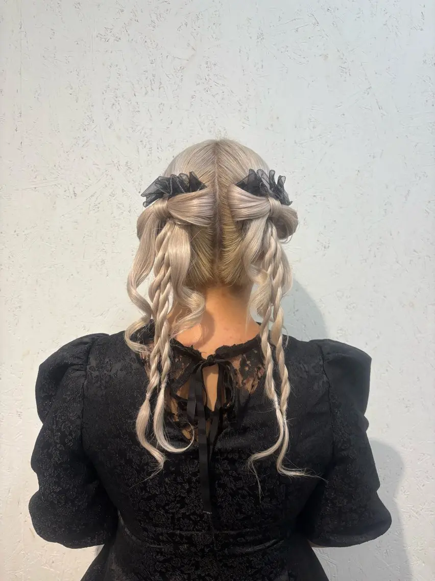 ロング ヘアアレンジ ヘアアレンジ🌸 城津唯のヘアスタイル