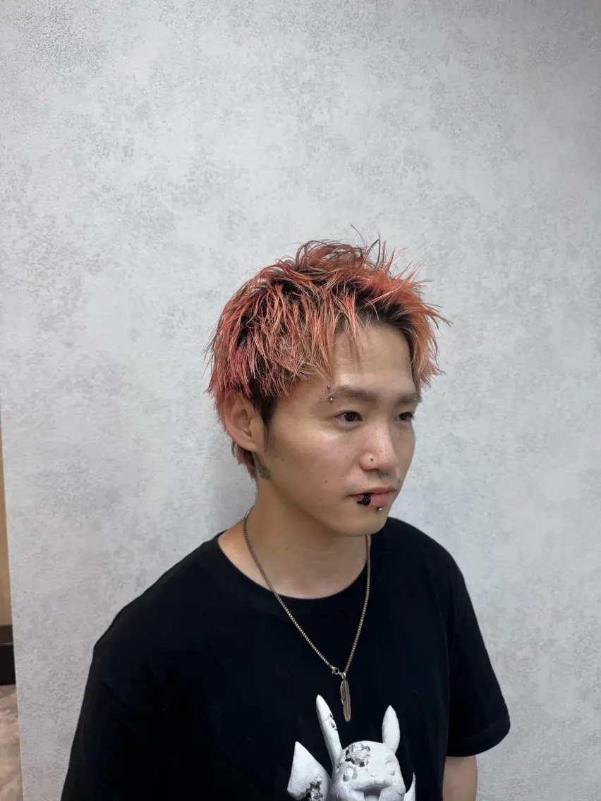 ショート メンズ スパイキーショート 似合わせカット ショートヘア カット ヘアカラー 堀 舜介/メンズカットのヘアスタイル