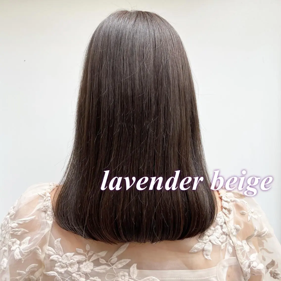 ミディアム カラー ベージュカラー ラベンダーカラー ラベンダーベージュ ✨👑お洒落ショート ❣️村上せいな✨のヘアスタイル