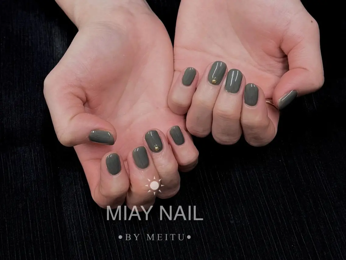 ネイル ハンドネイル 💜MIYA NAIL鶴見店のネイルデザイン