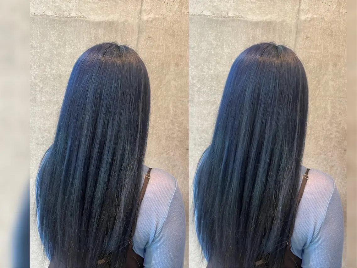 ロング カラー 💎HYUGO❄️ ハイトーン/インナーのヘアスタイル
