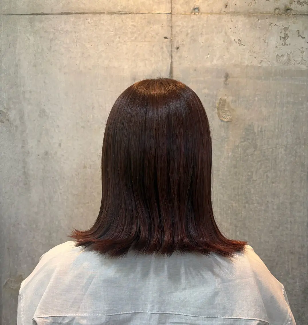 ミディアム カラー ブラウンカラー ピンクカラー ピンクブラウン ヘアカラー モデル募集中🌺 KANONのヘアスタイル