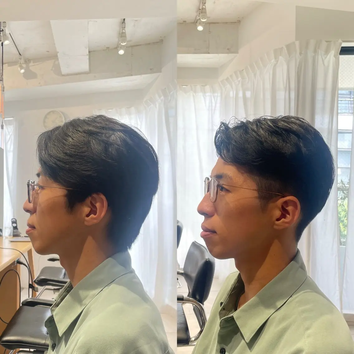 ショート メンズ ブリ—チ🎨パ—マ 🌿表参道ちえ🌿のヘアスタイル