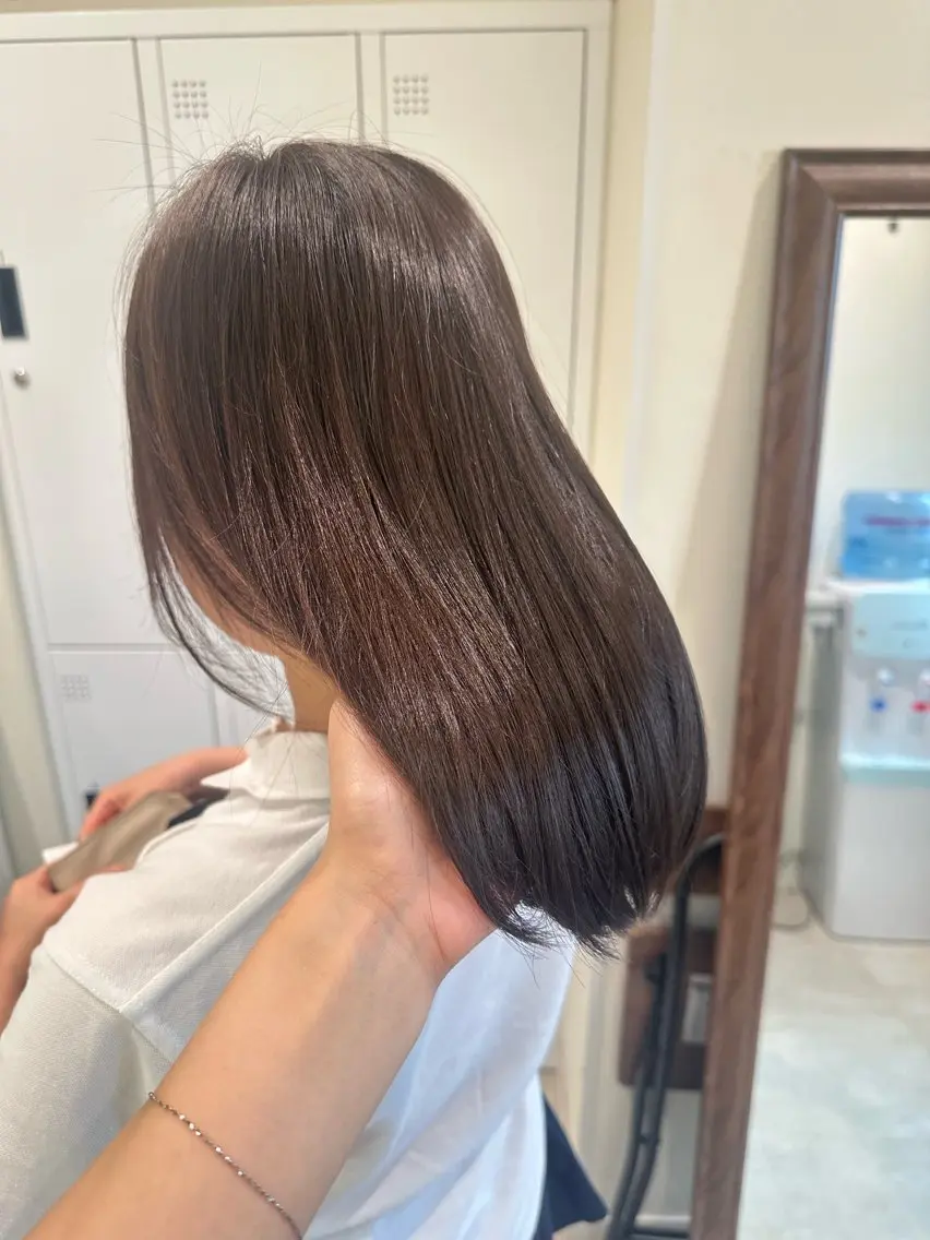 ロング カット ヘアカラー 透明感カラー レイヤー/AIKAのヘアスタイル