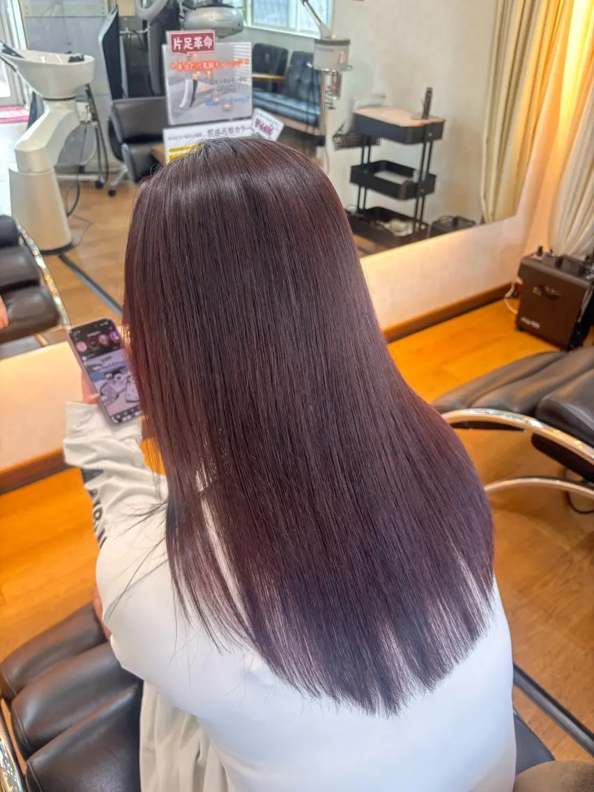 🌟ブリーチなしワンカラー+トリートメント🌟の写真