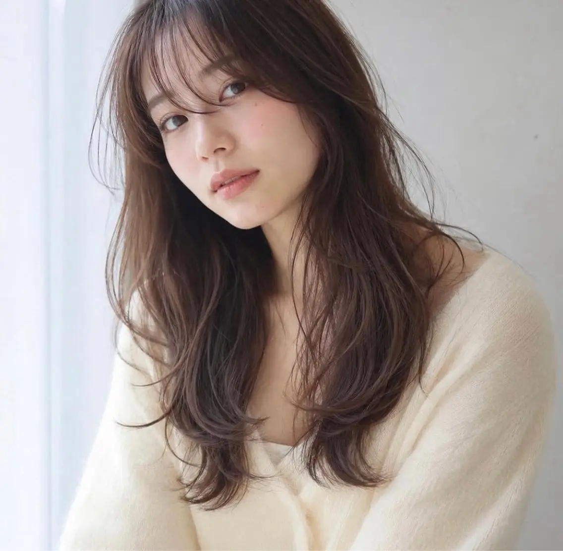 ロング 東 悠磨のヘアスタイル