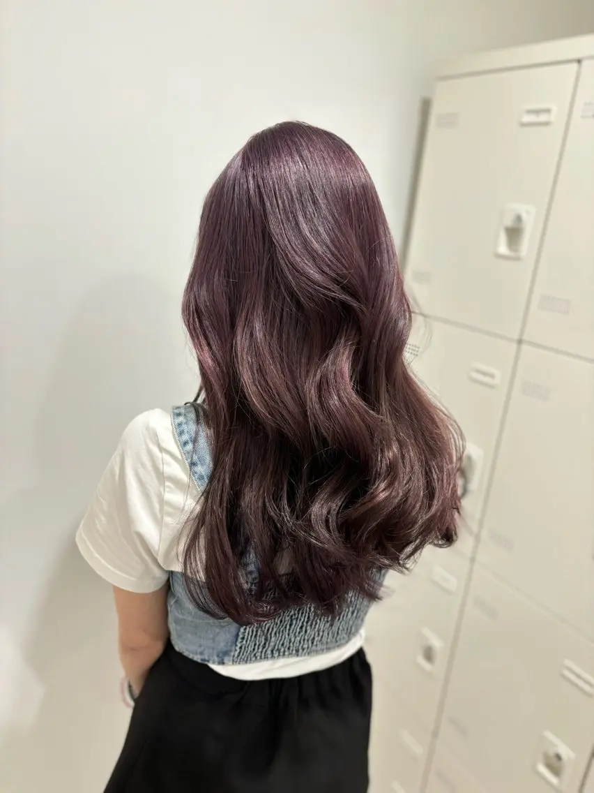 ロング カラー ヘアカラー 韓流トレンドヘア 🎀RINAKO🎀のヘアスタイル