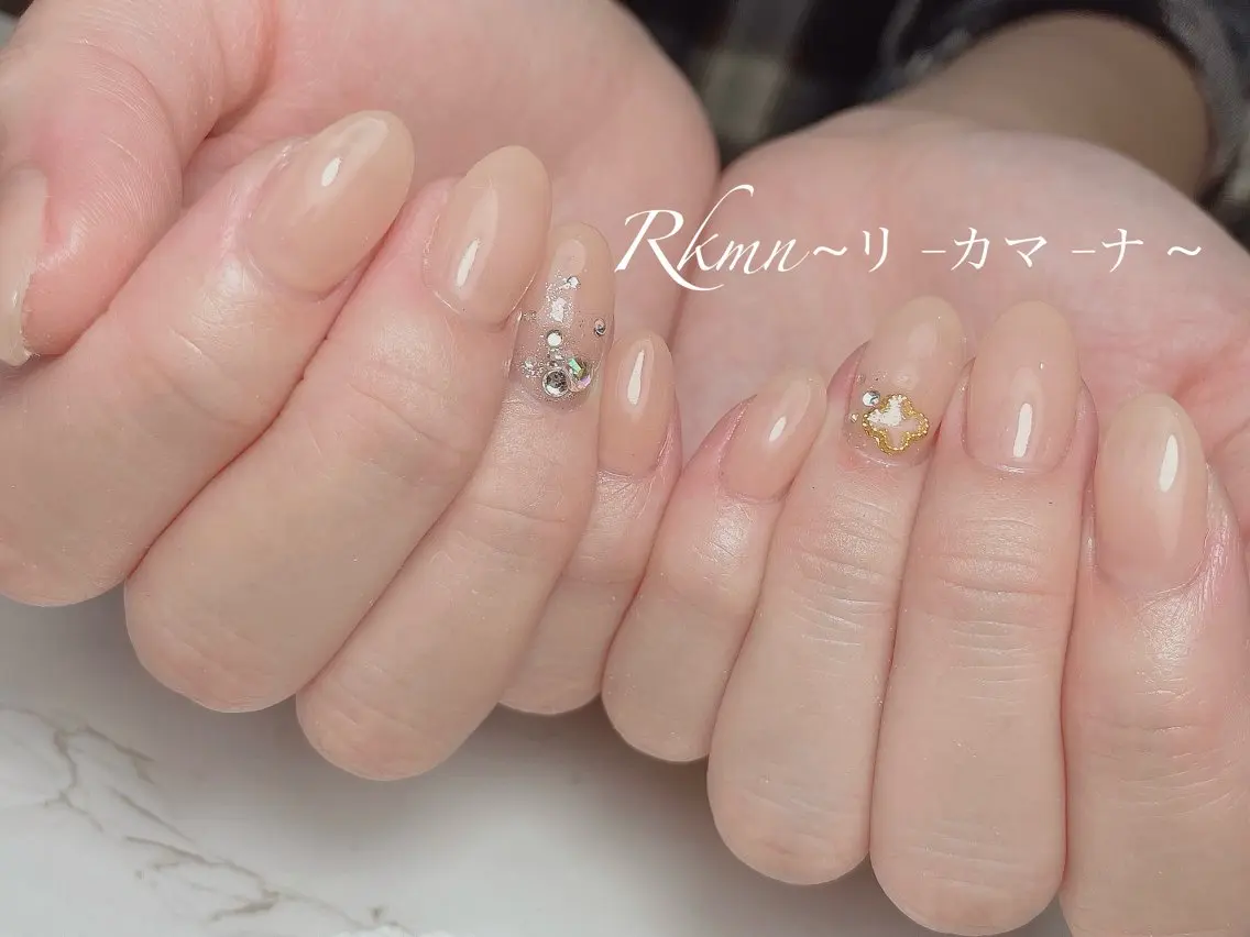 ネイル アートネイル 春ネイル ハンドネイル フットネイル ハンドケア Rkmn ~リ-カマ-ナ~のネイルデザイン