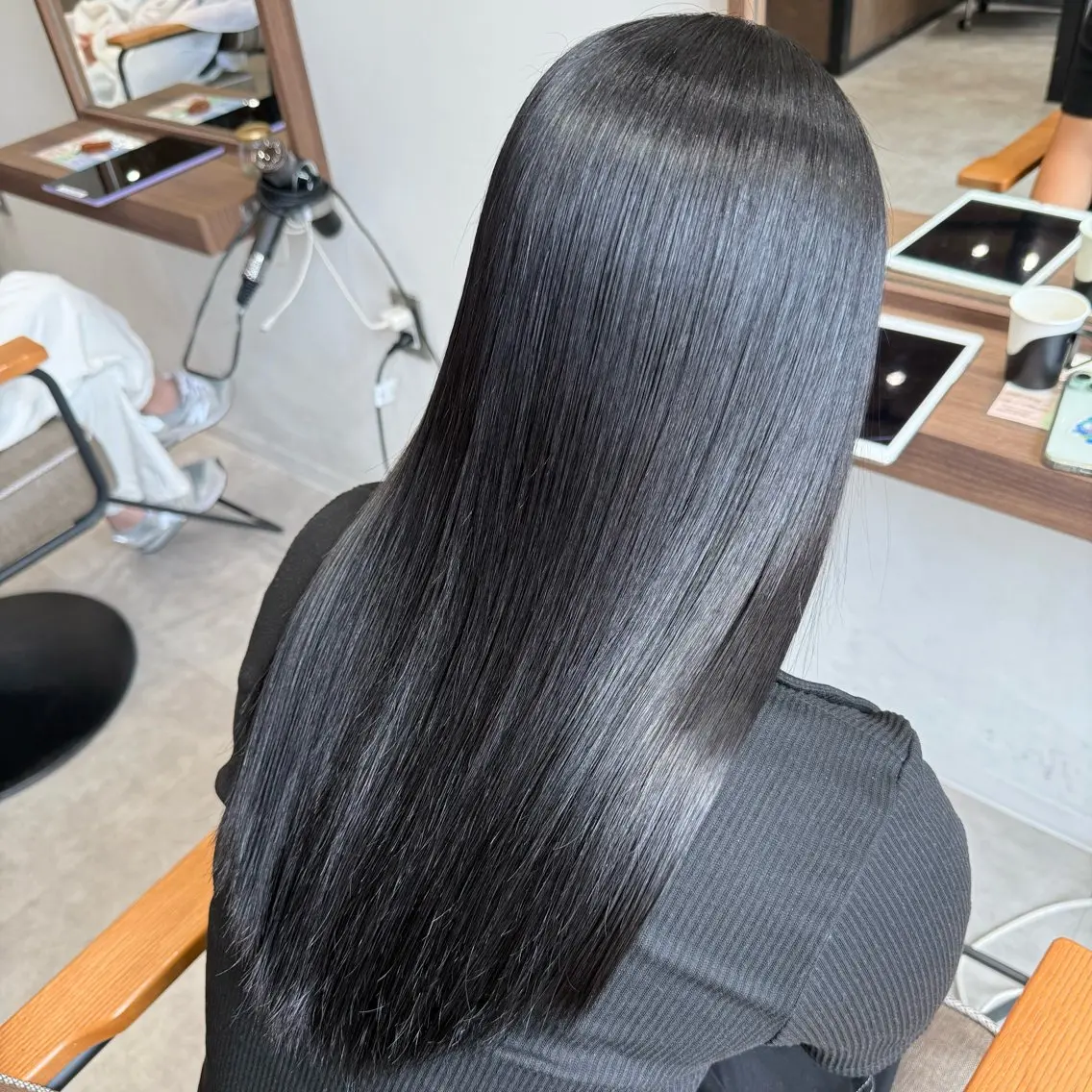 【ダメージ最小限に抑えたい方に🧖♀️】髪質改善カラー🌟×内部補修TOKIOtr💎×頭皮改善バブルスパの写真