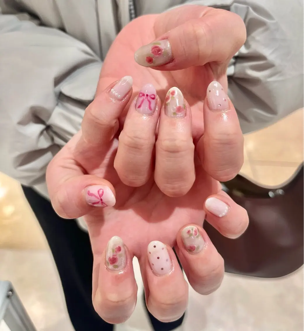 ネイル 春ネイル Riry＊° knailのネイルデザイン