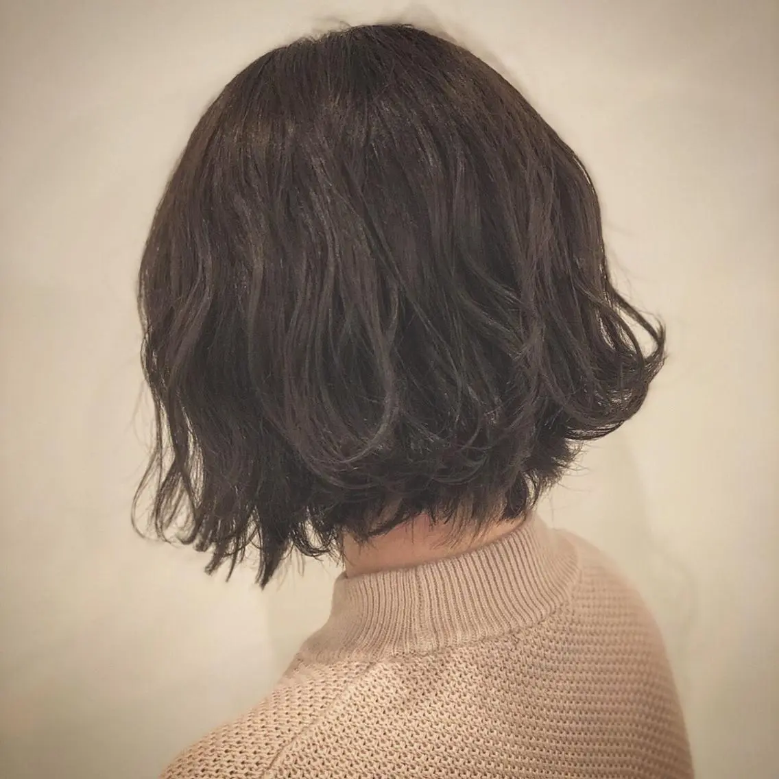 ミディアム カラー カット ヘアカラー トリートメント 日比谷 翔太のヘアスタイル