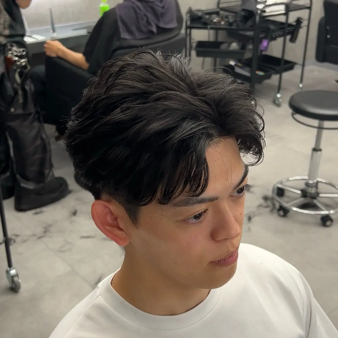 パーマ メンズ フェザーパーマ メンズパーマ 【札幌メンズ特化】 つばさ🔥のヘアスタイル