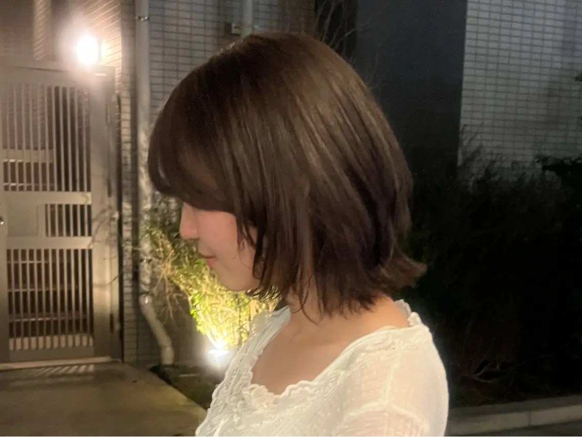 ショート カラー ブリーチ ブラウンカラー グレージュ ヘアカラー 立川/艶髪/透明感 /映画好き/YUJIのヘアスタイル