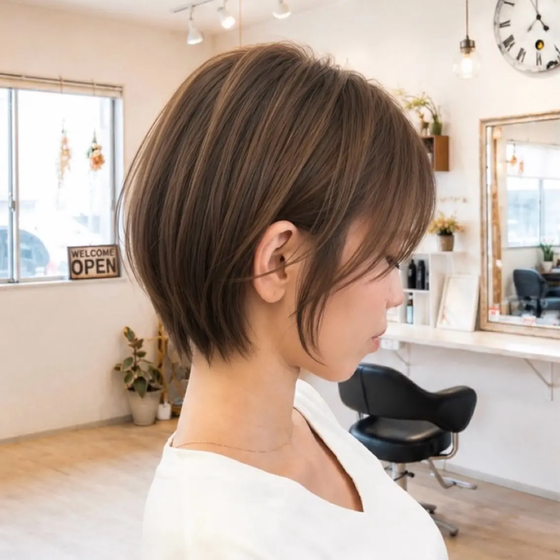 ショート カラー 🌟ショート× 似合わせ🌟ナオヤのヘアスタイル