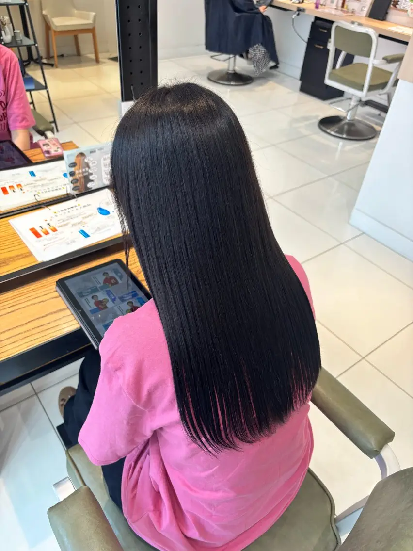 【ツヤツヤに✨】✨艶カラー+トリートメント🫧の写真
