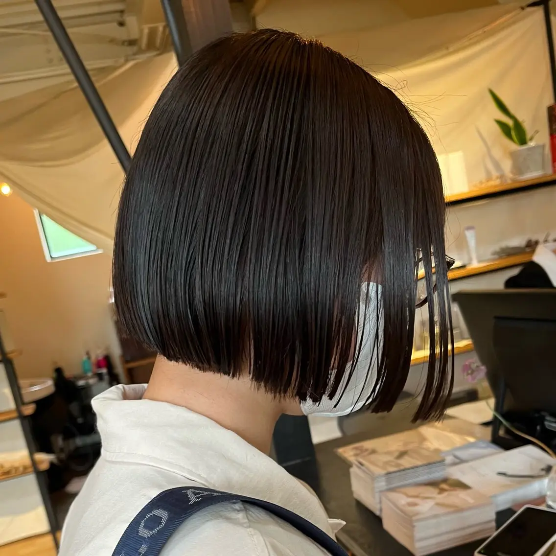 ショート カット シマダ ユウナのヘアスタイル