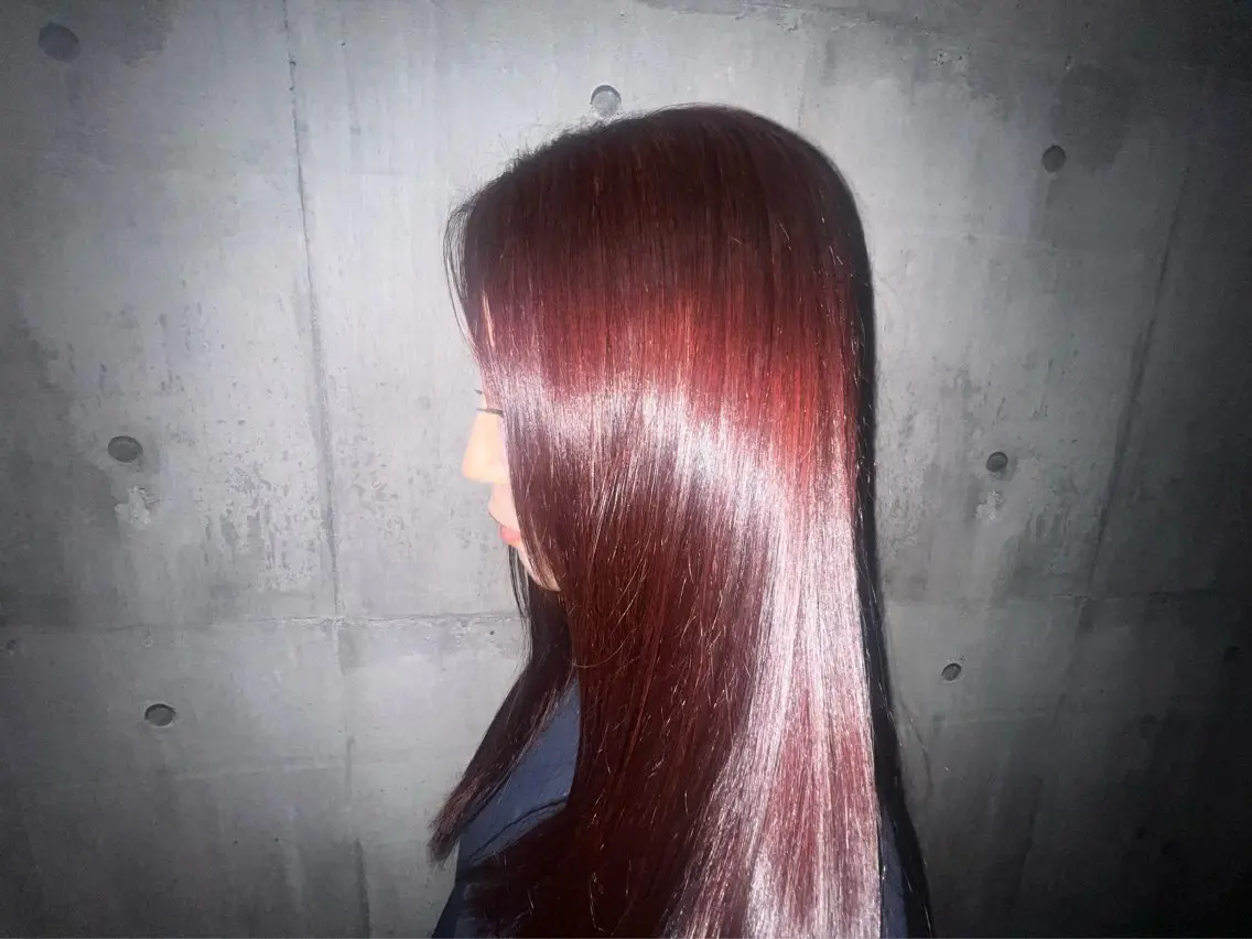 🎀 one color➕hair treatment (nano)の写真