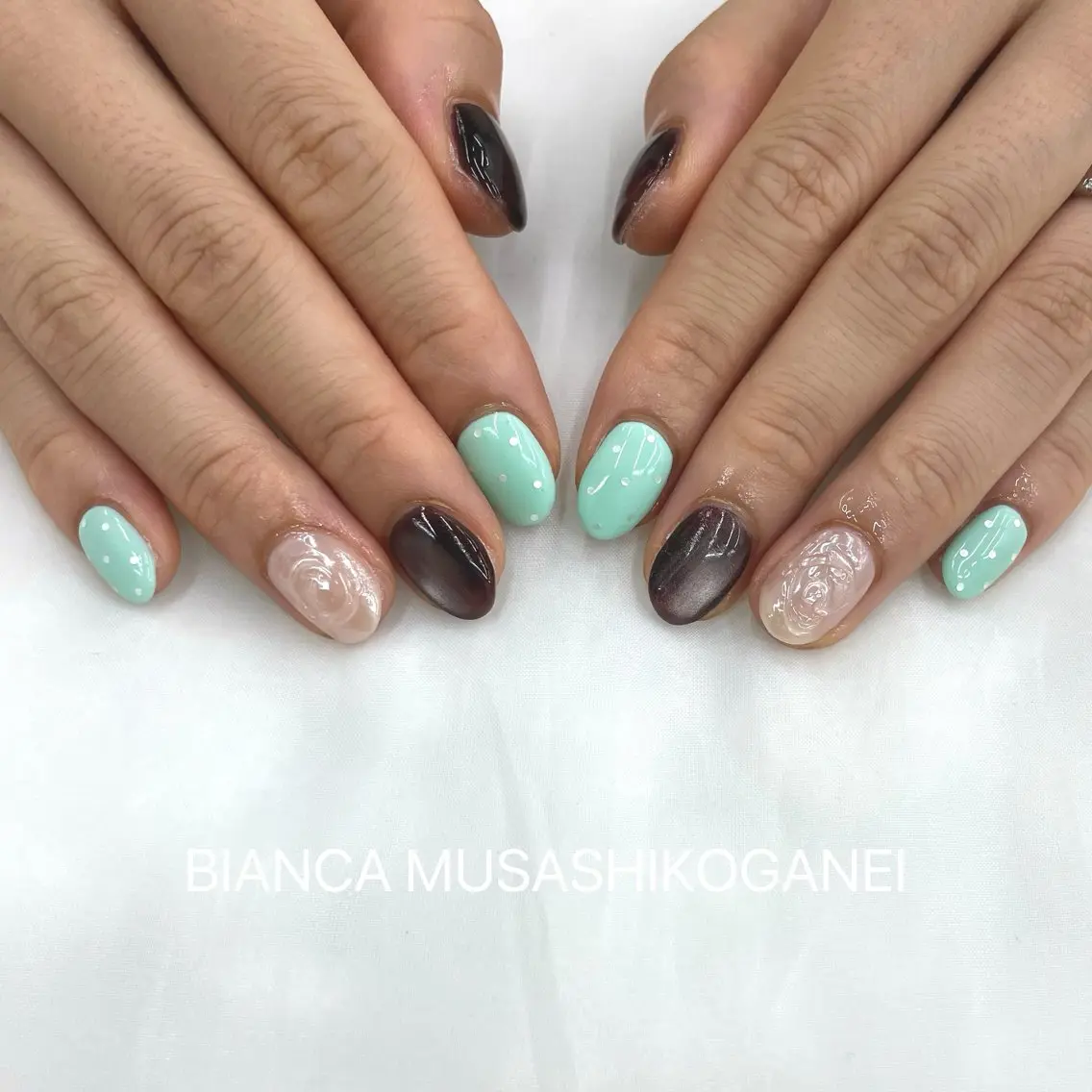 ネイル ハンドネイル Bianca🫧 SHIMIZU🩰のネイルデザイン