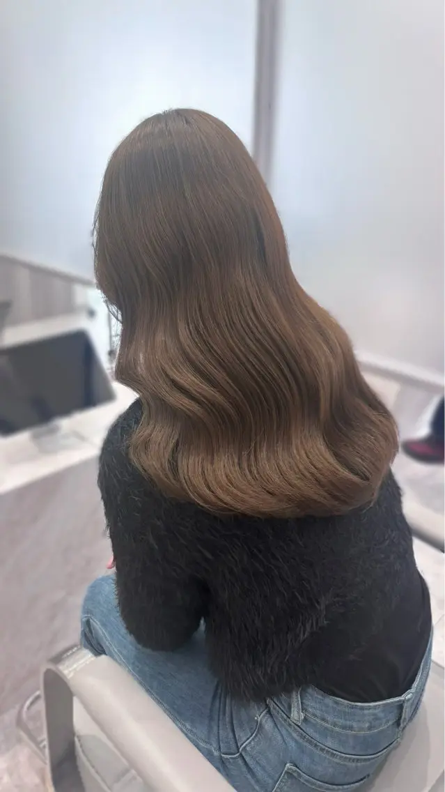 セミロング カット ヘアカラー トリートメント 🫧髪質改善🫧 神田紗来のヘアスタイル