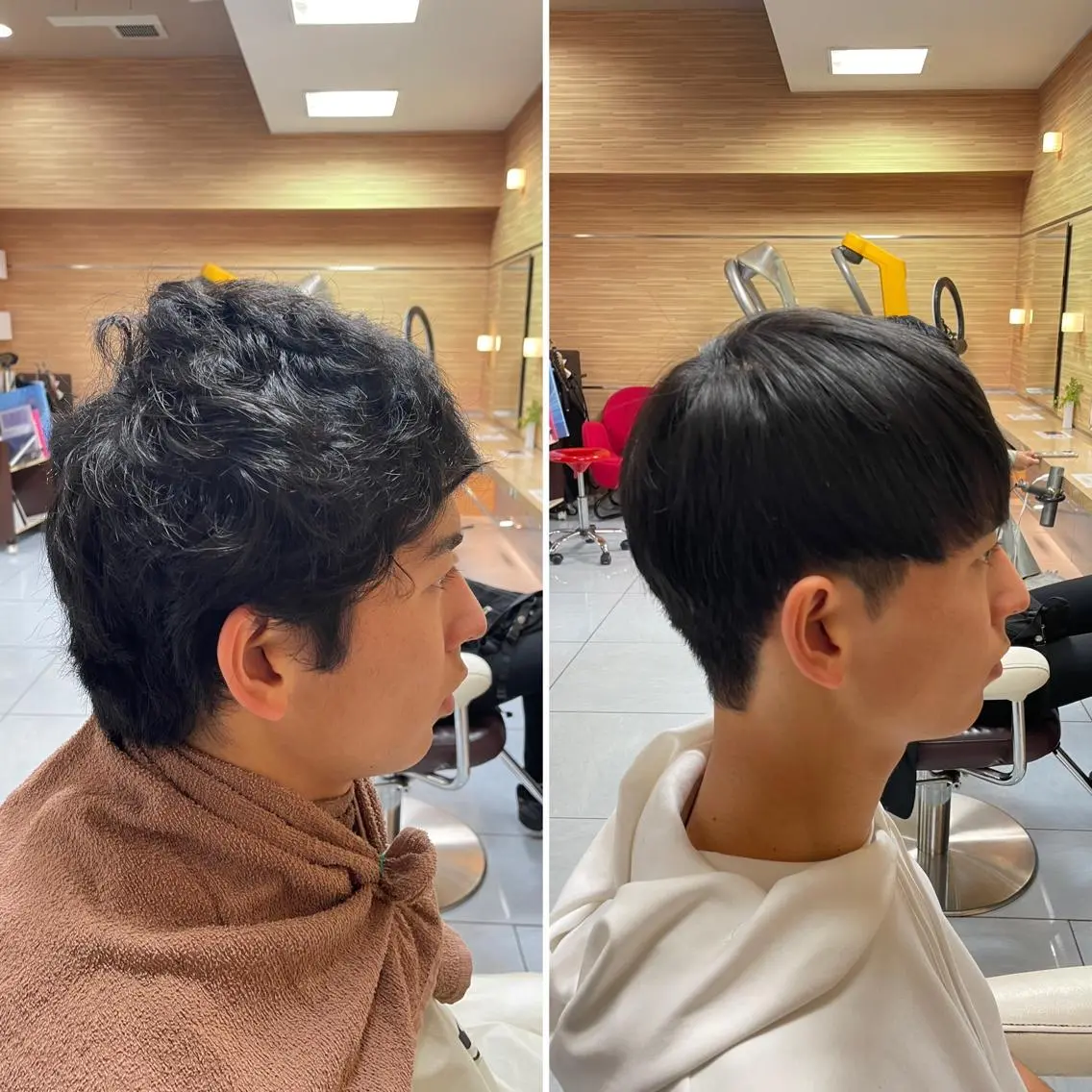 ショート パーマ メンズ アップバング フェードカット メンズメッシュ マッシュ メンズパーマ 縮毛矯正 トリートメント 🔮メンズ縮毛矯正 メンズパーマ💎竹永のヘアスタイル