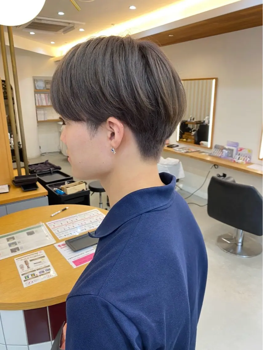 メンズ マッシュ en-te:am 井上茉保のヘアスタイル