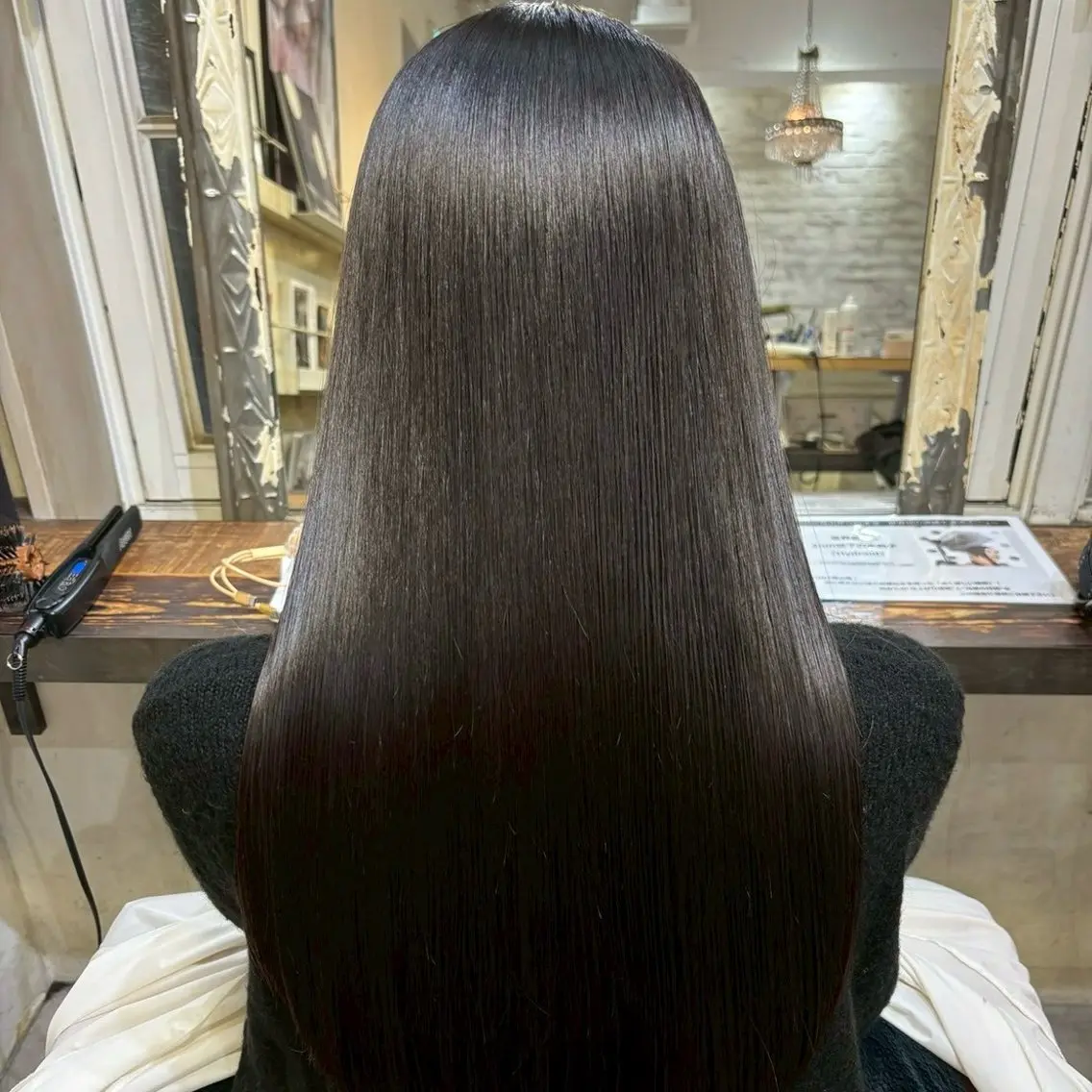ロング ヘアカラー トリートメント 上野 峻典のヘアスタイル