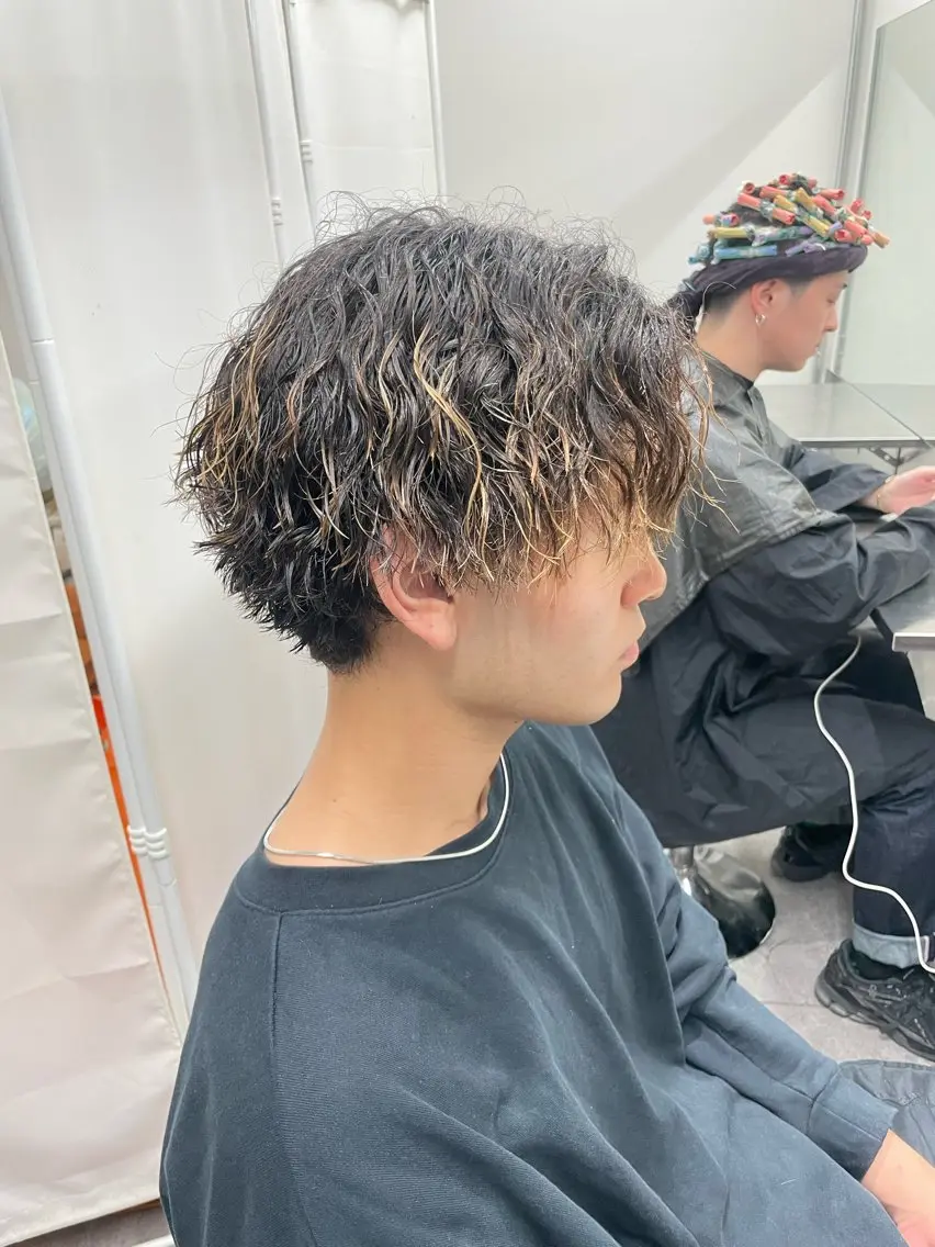 パーマ メンズ カット パーマ 町田エリアＮｏ．１/ パーマ特化/太田京希のヘアスタイル