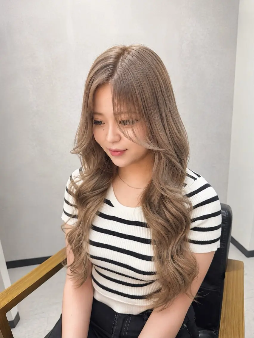 ロング 【ALEAP】 𝐇𝐀𝐊𝐔のヘアスタイル