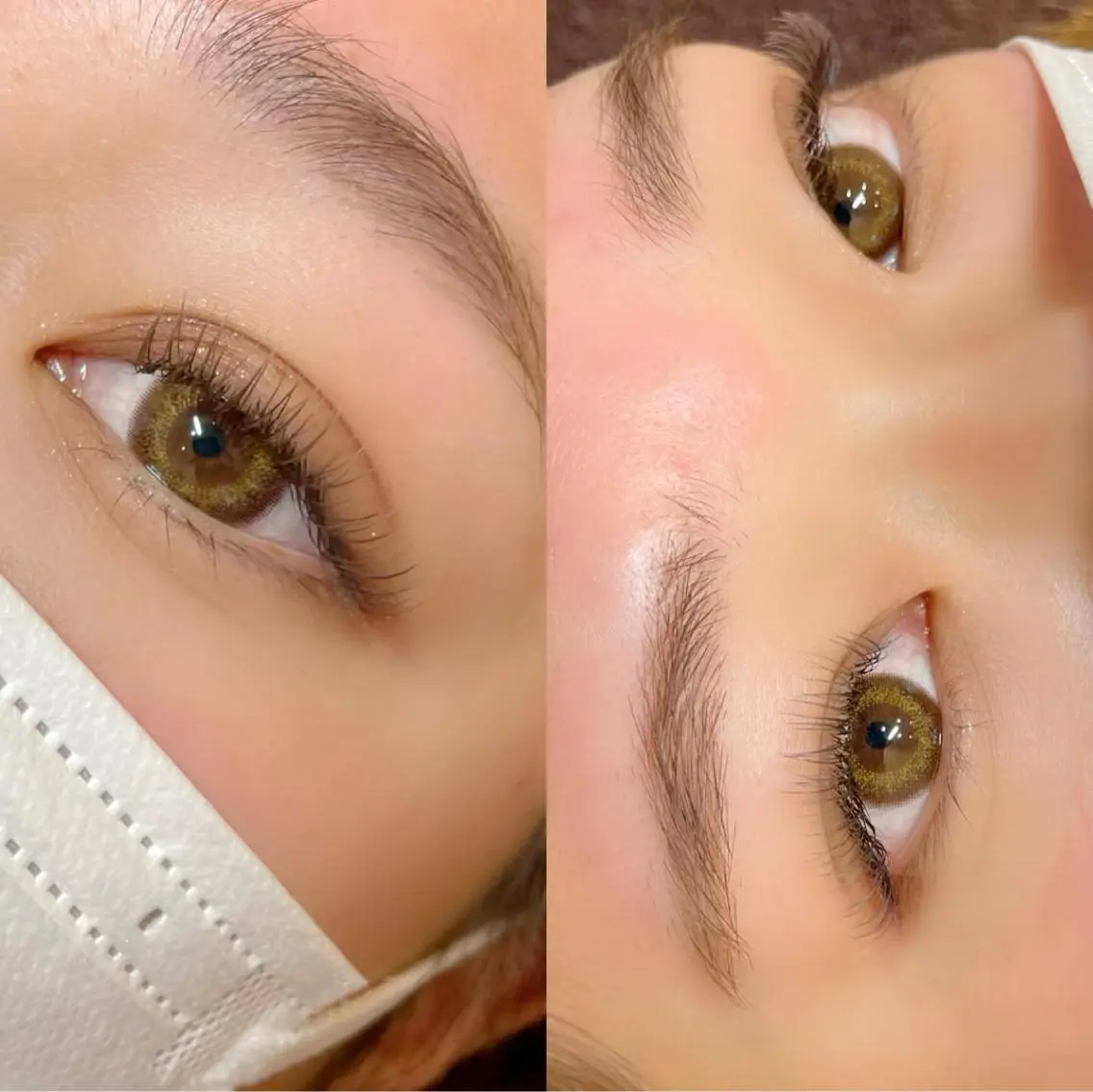 1番人気✨フラットラッシュ（ブラウン/グレージュ/オリーブ）🤎ナチュラルさんの120本まで🤎の写真