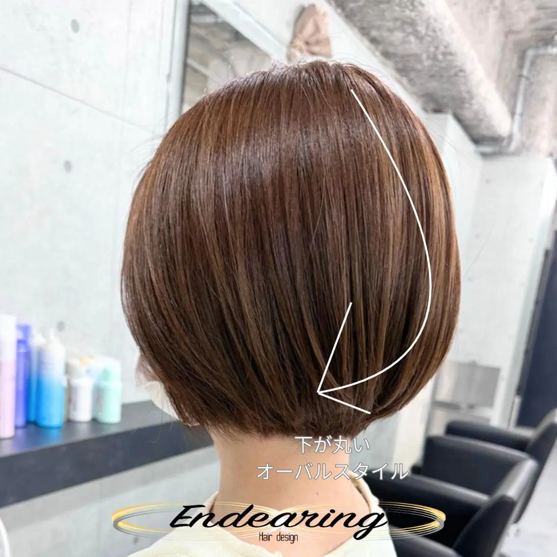 ショート ショートボブ ボブ ショートヘア カット ヘアカラー Endearing 銀座/レイヤーカットのヘアスタイル