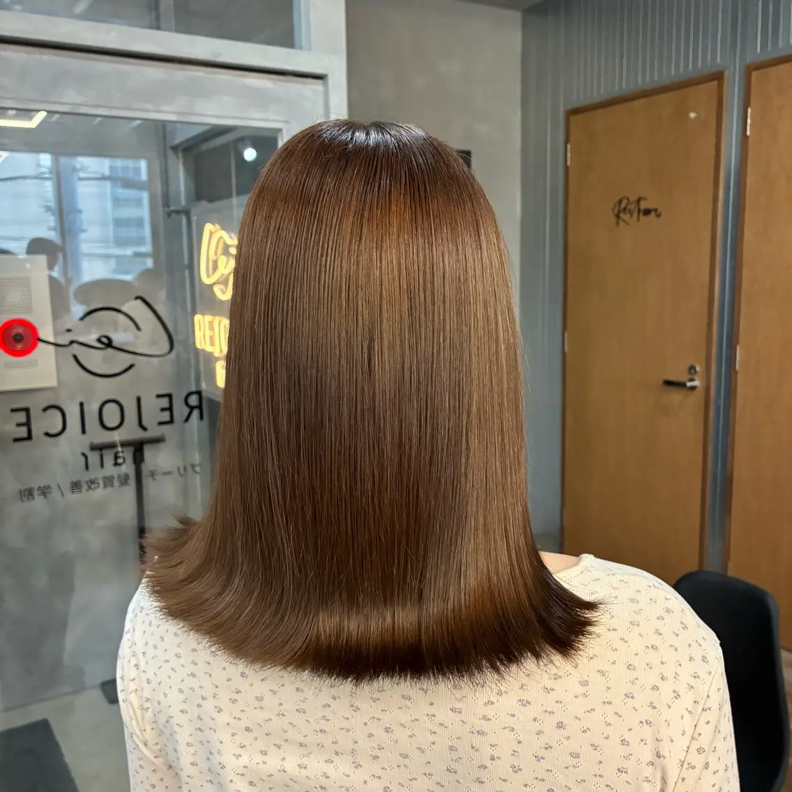ミディアム ヘアカラー トリートメント Saya/透明感/ カラーリストのヘアスタイル