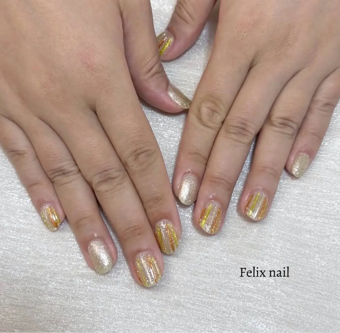 ネイル ハンドネイル Felixnail TANAKA🐰🤍のネイルデザイン