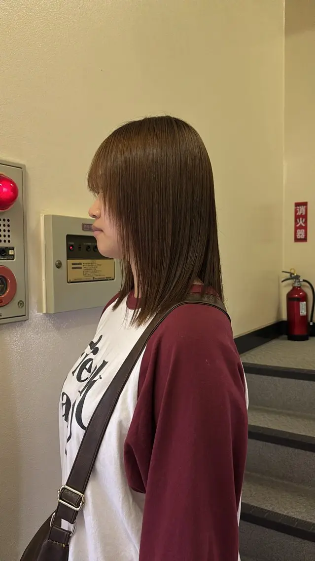 ミディアム 縮毛矯正 suii. りゅーとのヘアスタイル