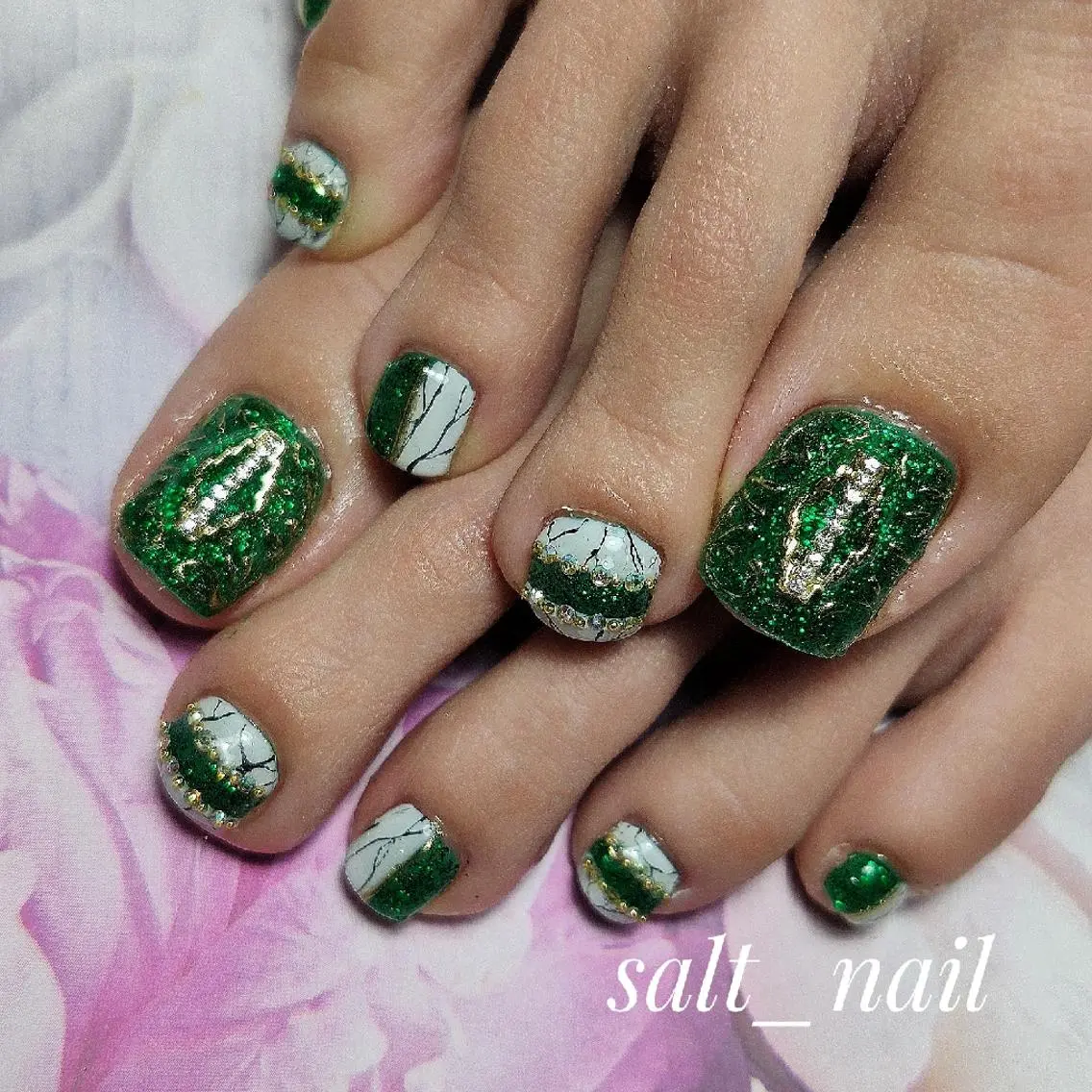 ネイル フットネイル 個人サロン saltnailのネイルデザイン