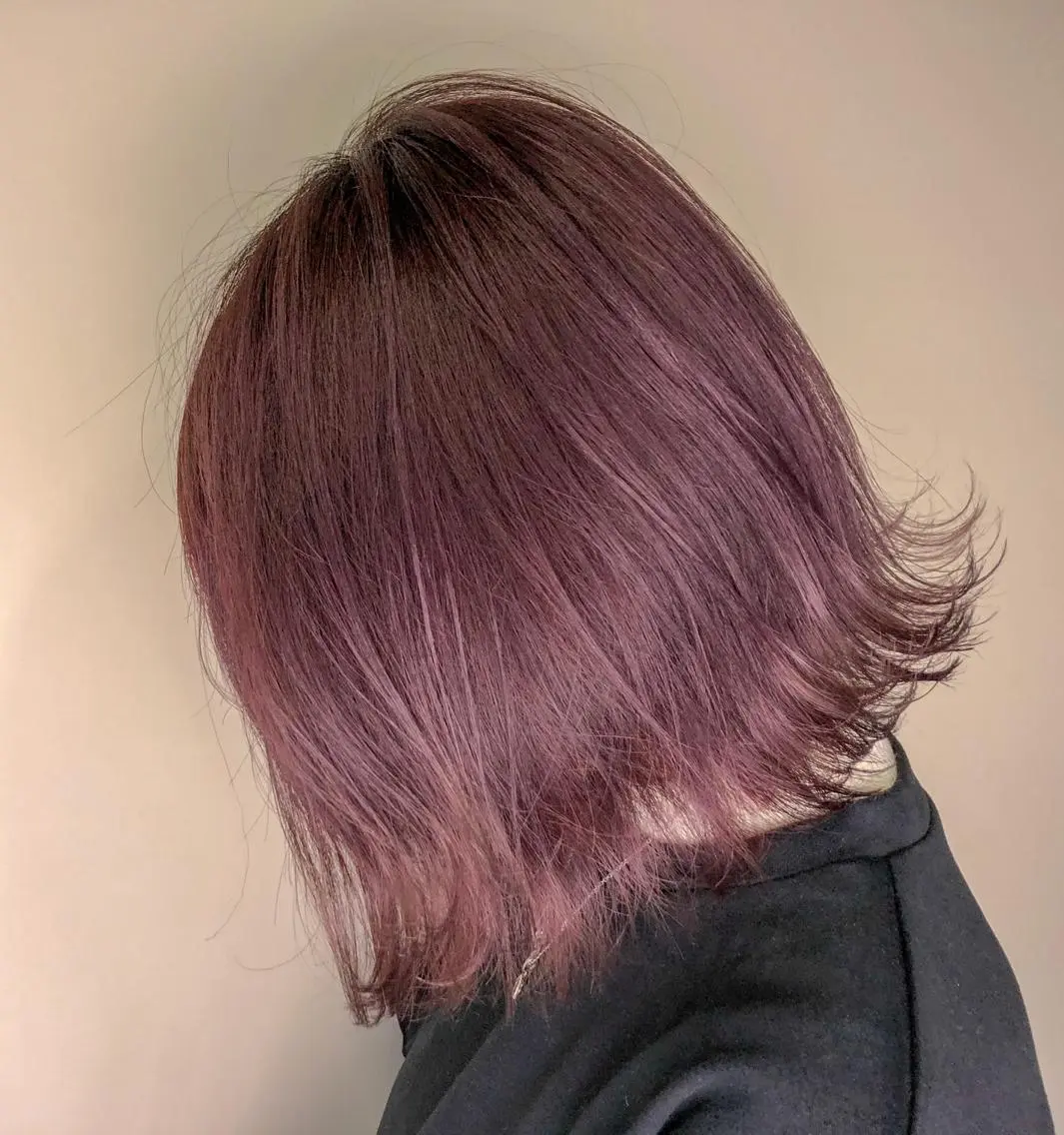 ミディアム カラー ヘアアレンジ イルミナカラー ピンクカラー バイオレットカラー _WHITE高槻店 yusukeのヘアスタイル