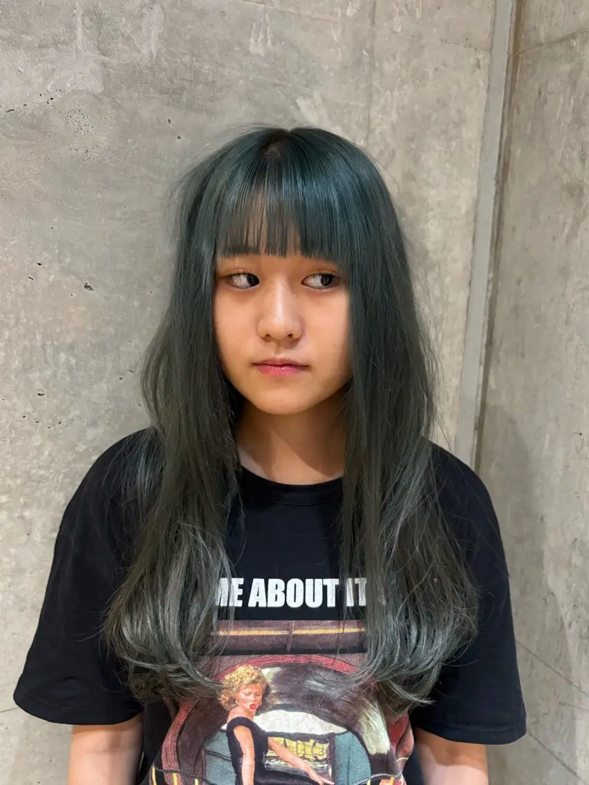 ロング カラー ヘアカラー トリートメント ハイトーン yuseiのヘアスタイル