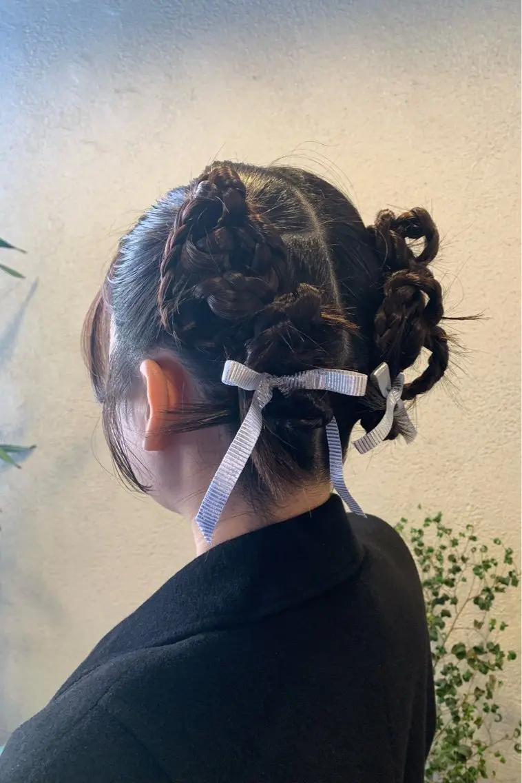 ヘアアレンジ り おのヘアスタイル