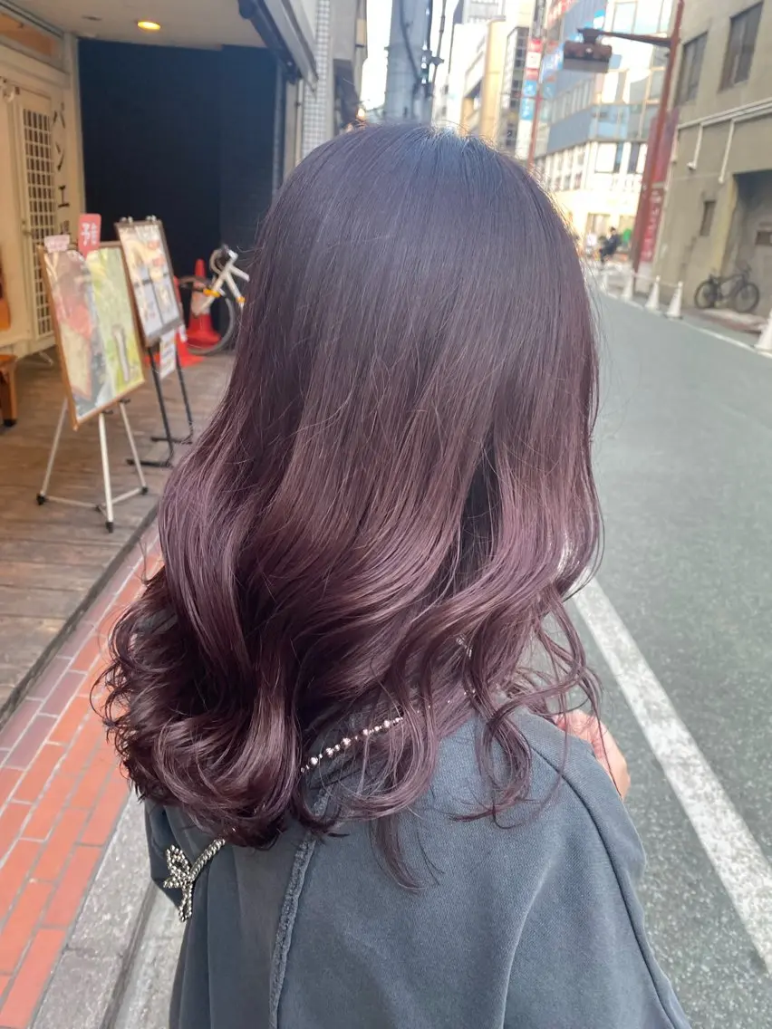 ロング ヘアカラー nagisa /縮毛矯正のヘアスタイル