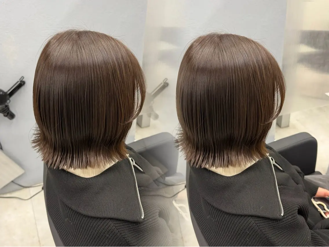🐾ミディアム・ボブ🐾【鎖骨上】カット＋1stepトリートメント🧴🫧の写真